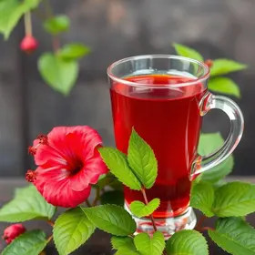 chá de hibisco